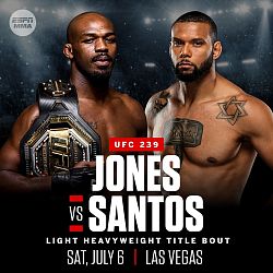 Джон Джонс vs. Тиаго Сантос и Аманда Нуньес vs. Холли Холм