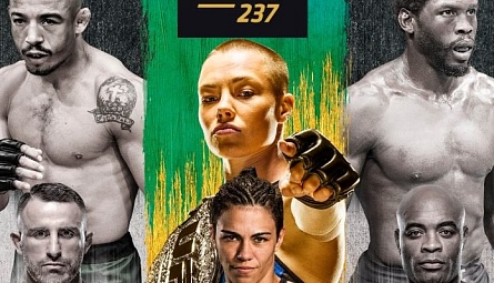 Результаты и бонусы UFC 237: Роуз Намаюнас - Джессика Андраде