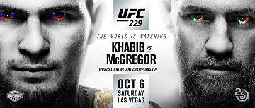 Результаты турнира UFC 229: Хабиб Нурмагомедов - Конор МакГрегор