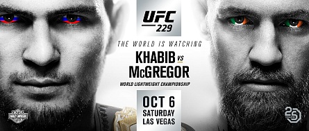 Результаты турнира UFC 229: Хабиб Нурмагомедов - Конор МакГрегор